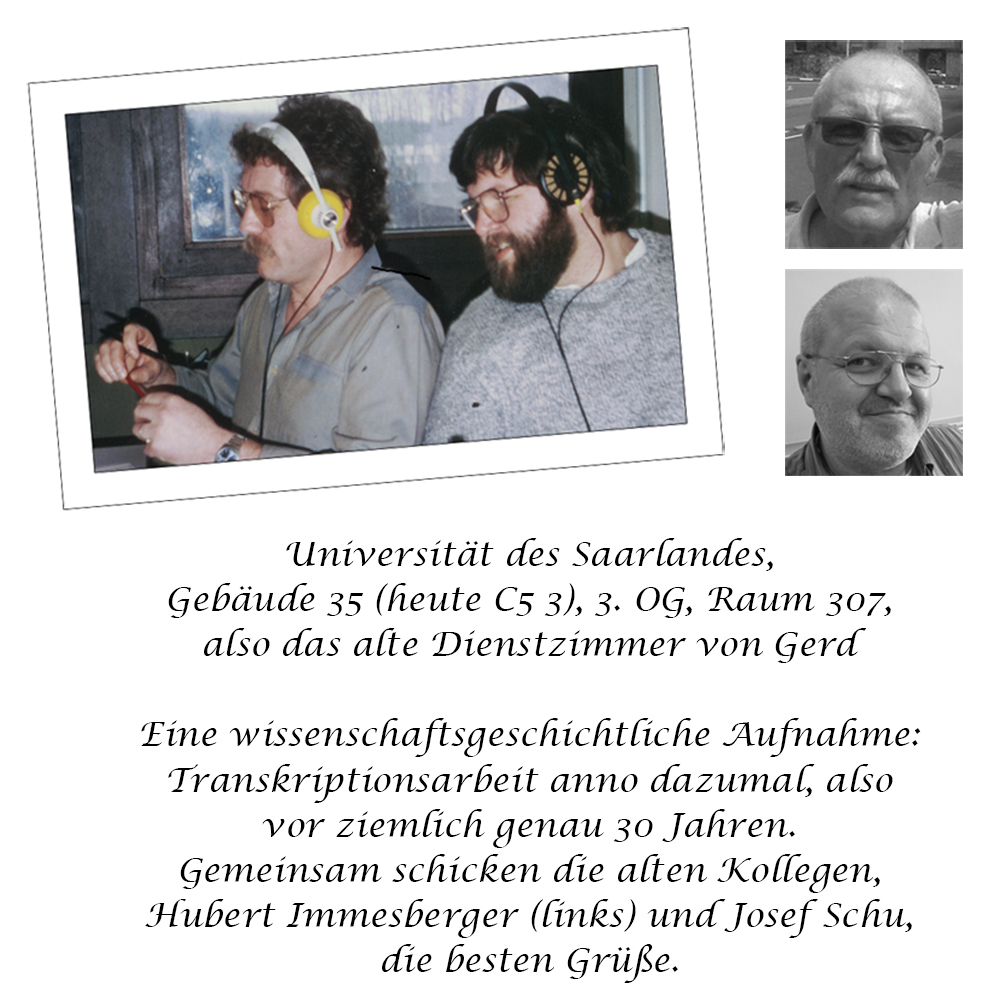 Josef Schu und Hubert Immesberger